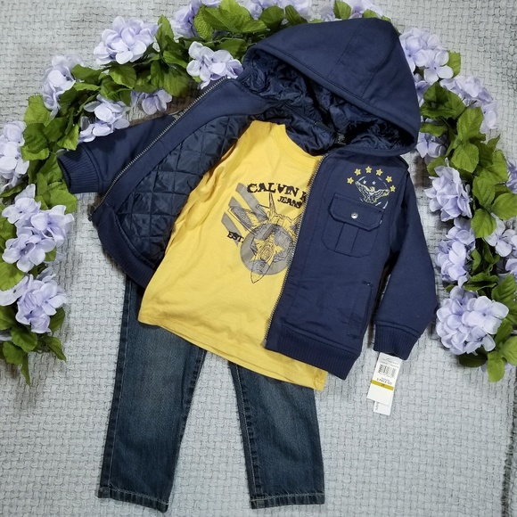 Calvin Klein Other - Calvin Klein 3pc toddler boy jeans/jacket set